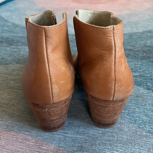 Fortress Of Inca Anthropologie Leather Western Ankle Booties - Picture 3 of 14